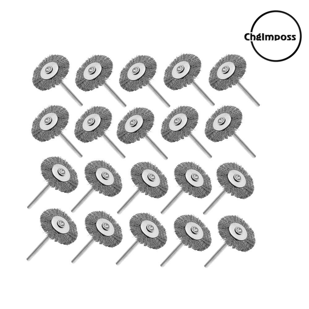 ChgImposs Mini Polishing Steel Wire Brush 25T Type for Cleaning / Grinding / Polished