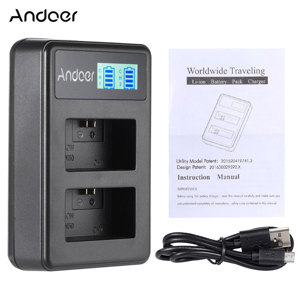 2-Pack NP-FW50 Battery & Rapid Charger For Sony NEX & A7 Series Cameras
