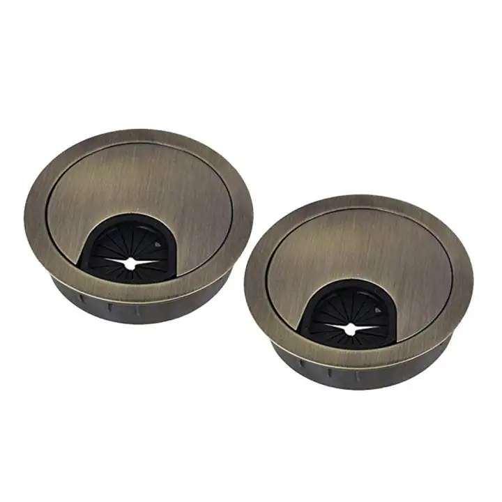 Gazechimp 2pcs 60mm Pc Computer Desk Plastic Grommet Table Cable Gazechimp 2pcs 60mm Pc Computer Desk