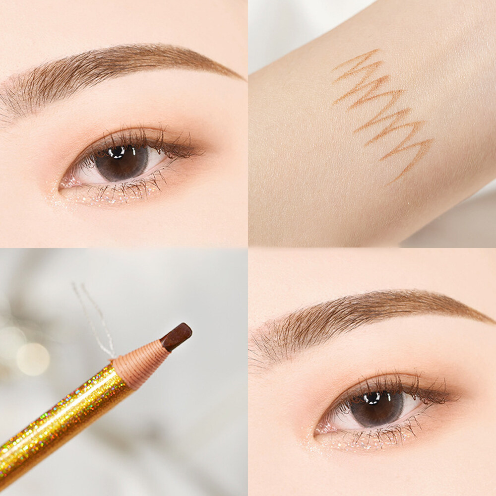 Dorisna Eyebrow Pencil Waterproof Eye Brow Natural Long Lasting Professional Cosmetic Eyebrows Makeup Tattoo Tint Pen