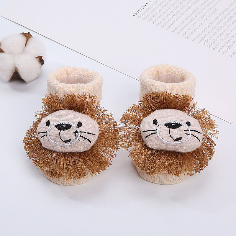 3D Cartoon Animal Baby Sock Doll Breathable Newborn Girl Boy Floor Sock Autumn Winter Warm Infant Toddler Short Socks