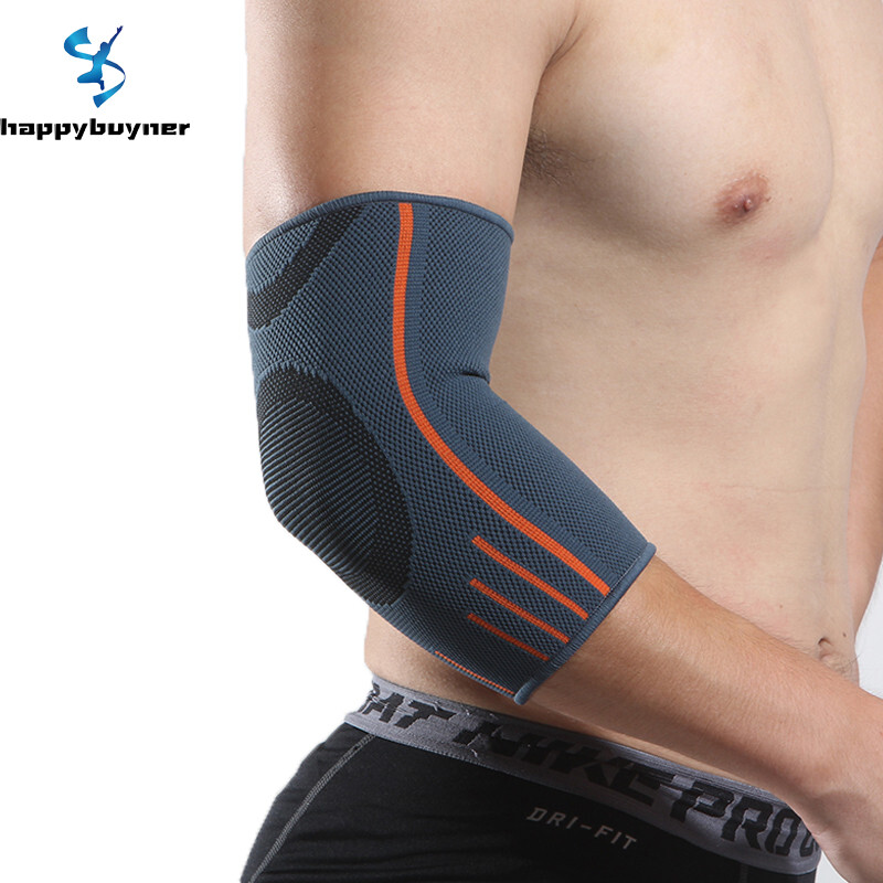 Happybuyner New Compression Elbow Brace Support Arthritis Sleeve Bandage Gym Sport Arm Pad
