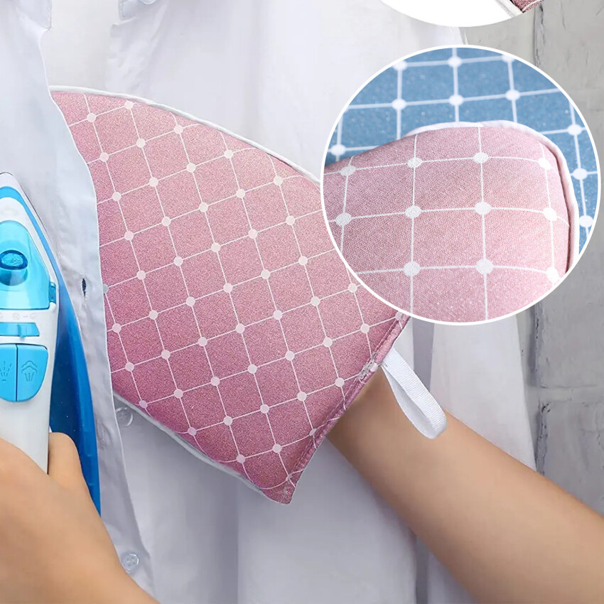 【In Stock】1PC Mini Ironing Gloves T-Shirts Anti Steam Gloves Durable Heat Resistant Protective Hand-Held Ironing Board For Garment Steamer