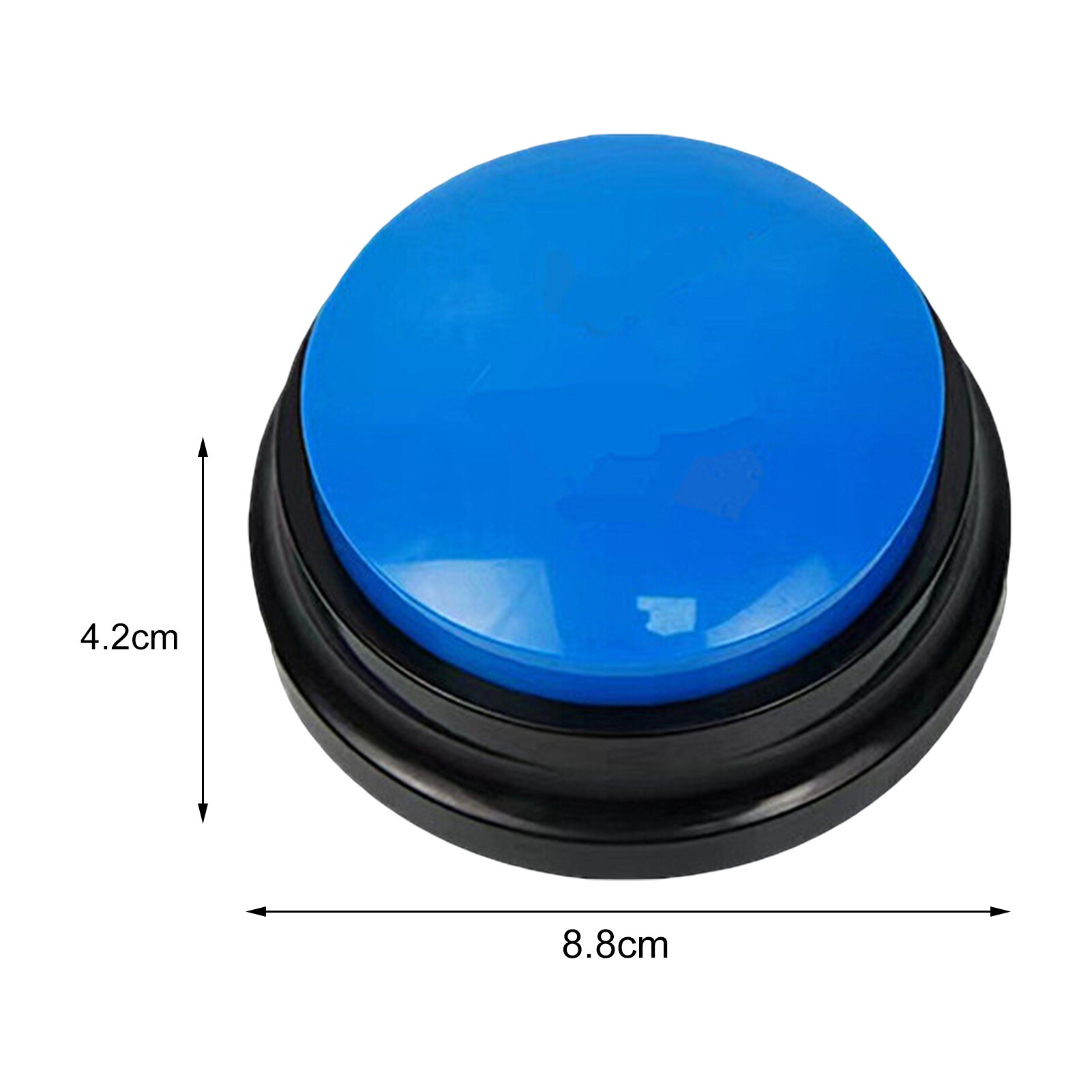 Bite Resistant Relieve Boredom Sound Button Entertain Interactions Pet Dog Recordable Talking Button Pet Supplies Pet Training Buzzer