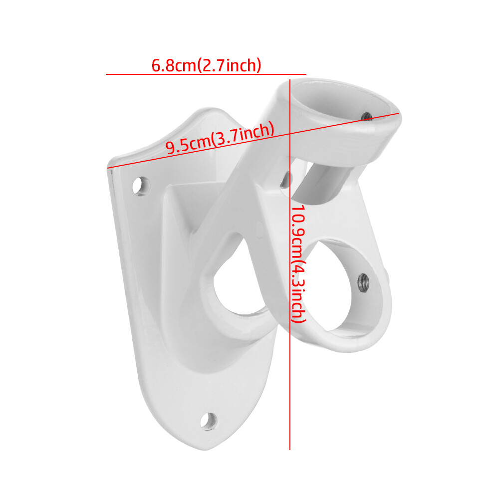 1/2PCS Có Thể Điều Chỉnh 45/90 Độ Góc Không Rỉ Sét Tráng Cột Cờ Chân Tường Gắn Giá Treo Cờ Giá Đỡ Nhôm Hai-Vị Trí