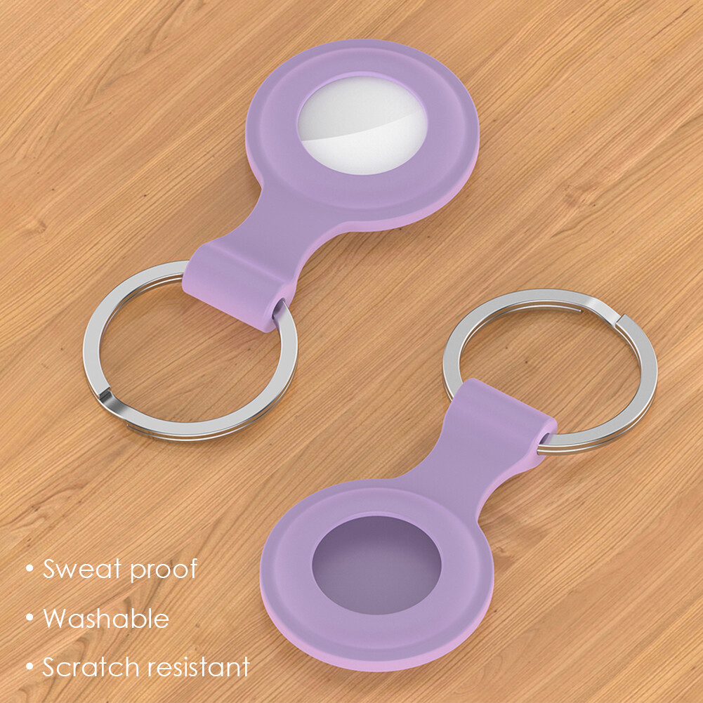 Silicone Locator Tracker Case for A pple Airtags Protective Skin Dust Cover