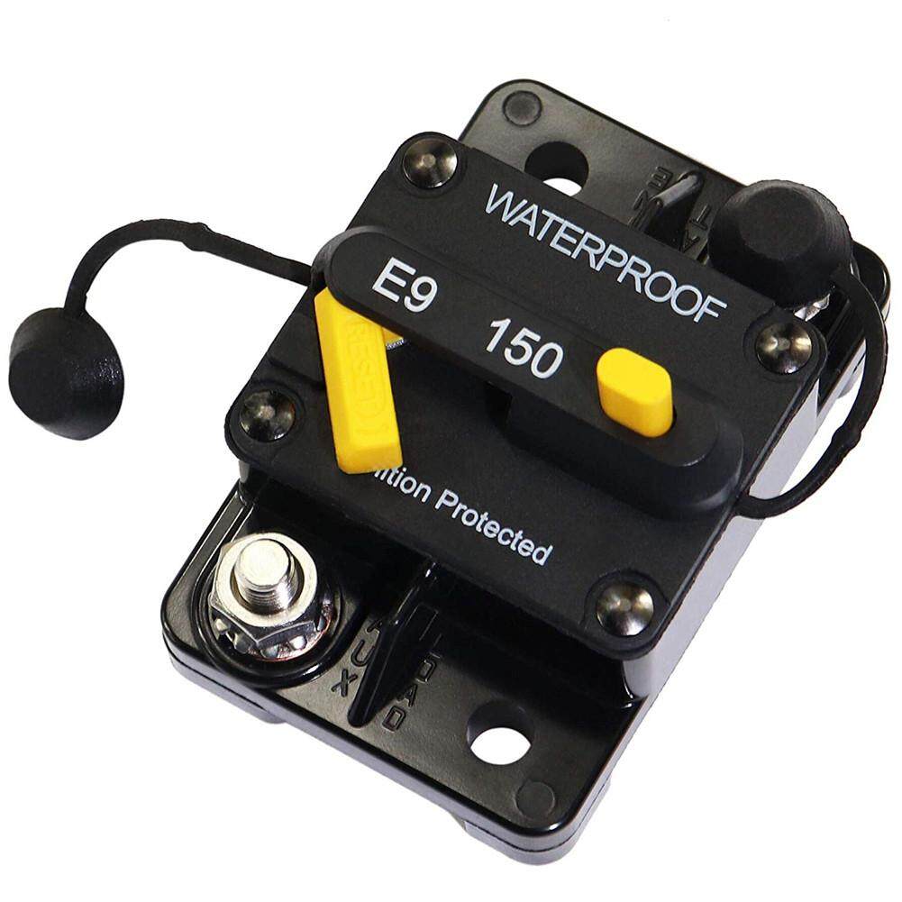 100A Amp Manual Reset Inline Circuit Breaker Platinum Terminal Block Marine Auto
