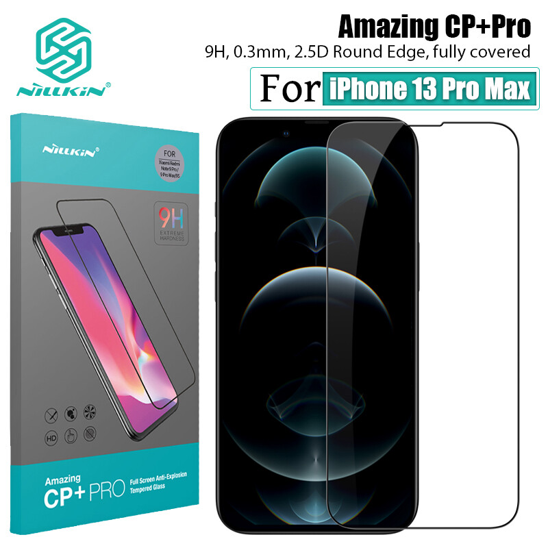Nillkin 2.5D Full Cover Tempered glass for iPhone 13 Pro Max Screen Protectors CP + Pro Explosion-Proof Protective Tempered Glass Film