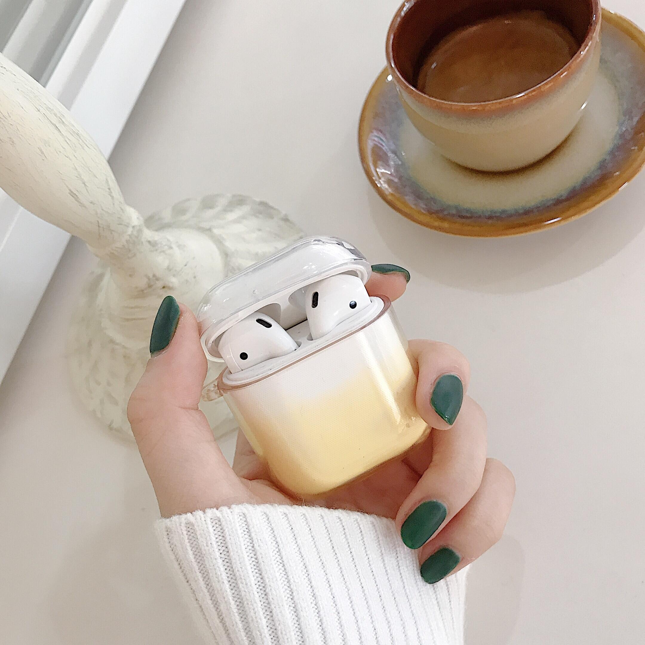 Ốp TPU Trong Suốt Màu Kẹo Ngọt Chuyển Sắc Cho Apple AirPods Pro 2 Vỏ Bảo Vệ Tai Nghe Không Dây Vỏ Silicon Mềm Cho Airpods 3/2/1/Pro