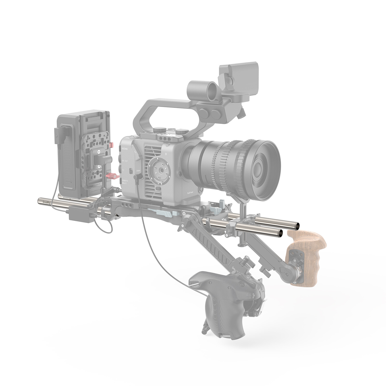 SmallRig Thanh Thép Không Gỉ 15Mm-20Cm 8 "(2 Cái) 3683