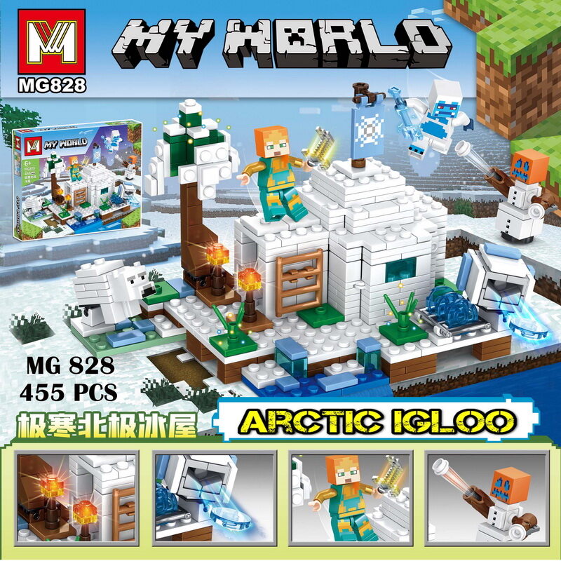 MG BLOCKS MG828 My World Minecraft Series The Alex North Arctic
