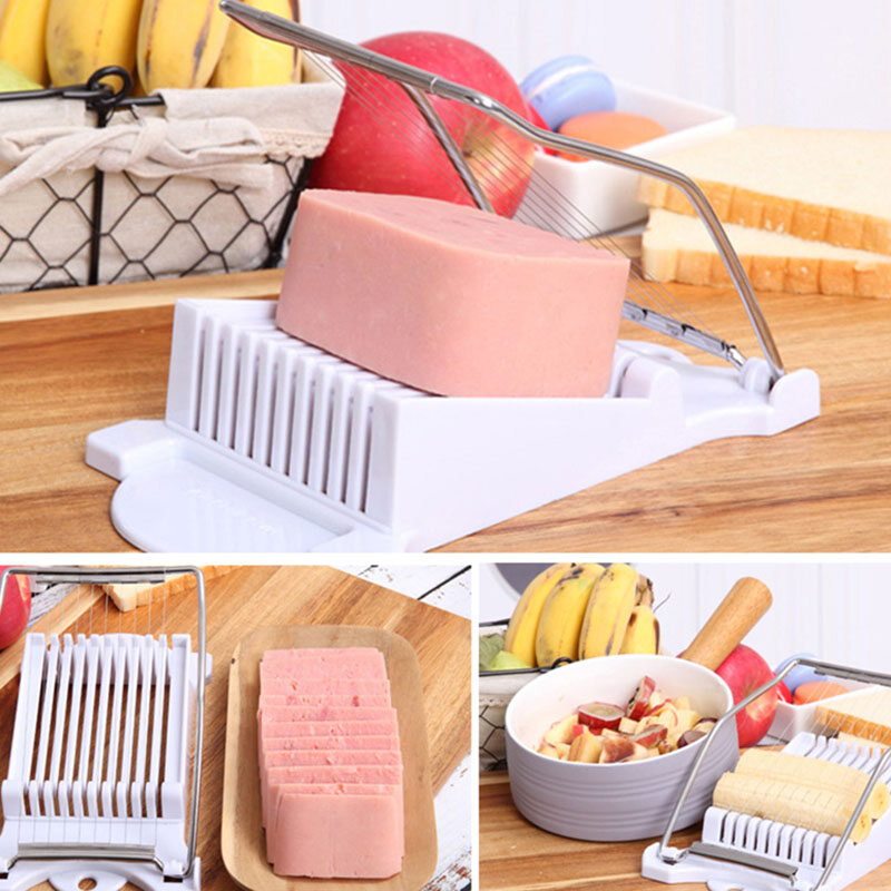Luncheon Meat Cutting Kitchen Meat Cutting Fruit Cutting Device Meat Slicer Ham and Egg Slice Cutting Tool Household
