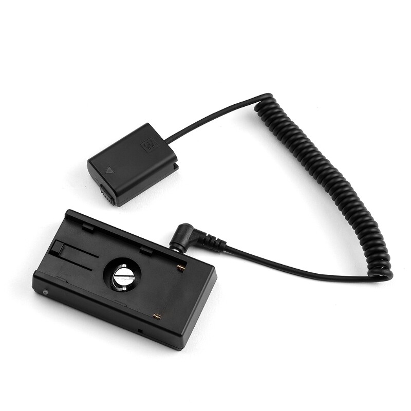 Np-f970 to np-fw50 dummy battery adapter mount plate for -sony dsc-rx10 a7 a7r a7s ii a5000 a5100 a6500 dslr cameras