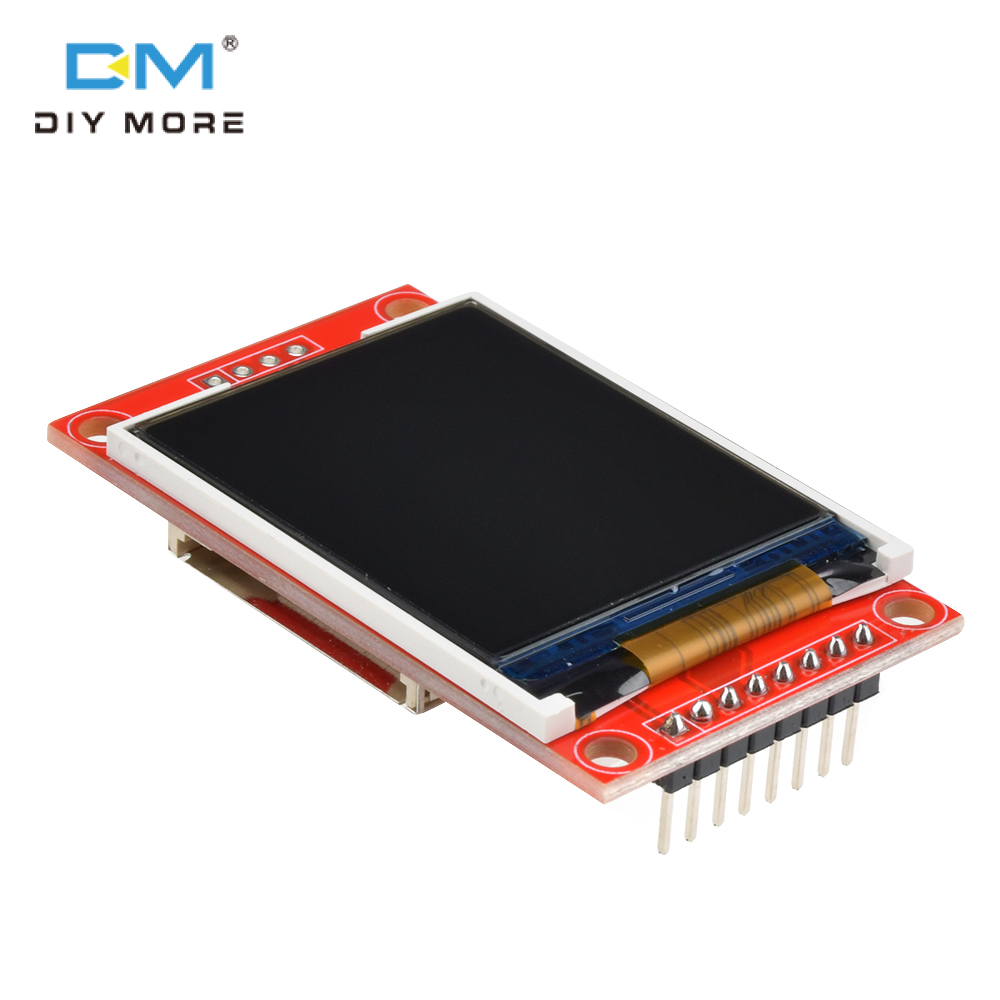 diymore Mô-đun Màn Hình LCD SPI Màn Hình Màu 1.8 Inch Hỗ Trợ Màn Hình Màu 65K Mô-đun TFT 128*160 Với Thẻ SD Trình Điều Khiển ST7735 Cho Arduino /C51 /STM32