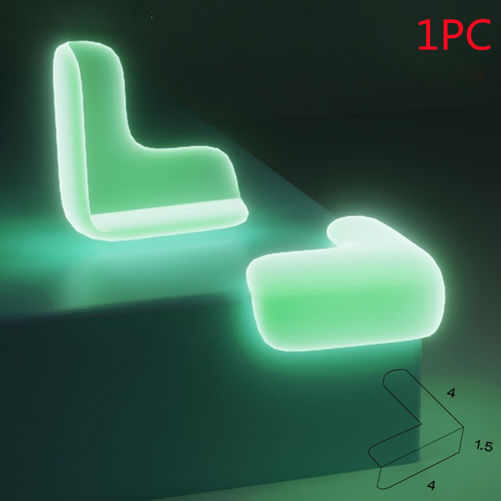 1 PC Luminous Silicone Protector Kids Table Corner Edge Protection Cover Baby Anti-collision Guards