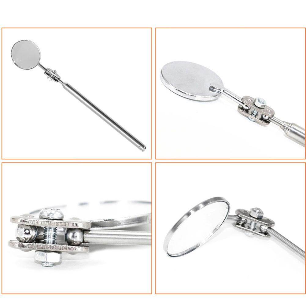 JaneDream Universal Car Maintenance Inspection Mirror Folding Telescopic Reflector Welding