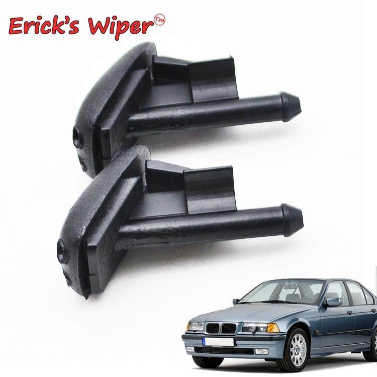 Erick's Wiper 2Pcs Front Windshield Wiper Washer Jet Nozzle For BMW E36