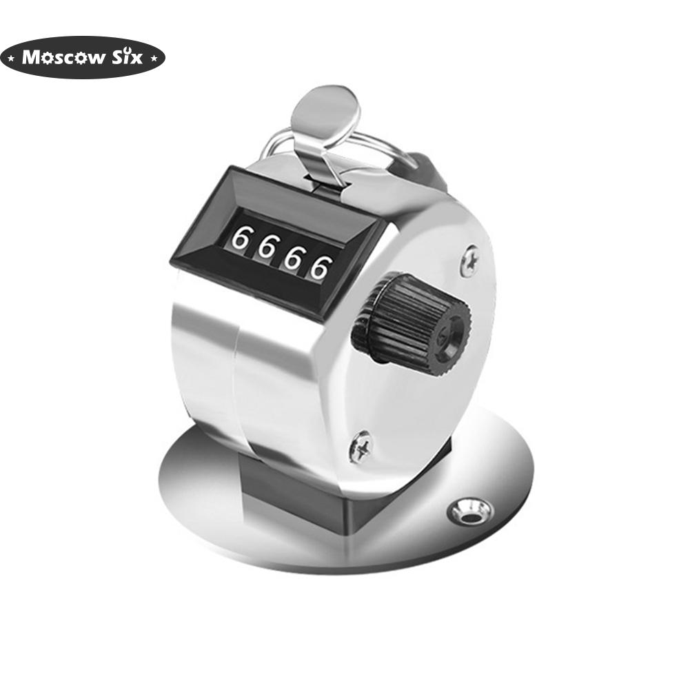 [Moscow Six] Bộ Đếm Đếm Số Bằng Tay Mini 4 Chữ Số Bấm Bấm Cơ Kỹ Thuật Số
