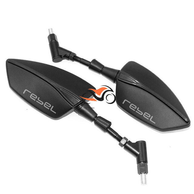 For honda rebel 500 rebel 300 rebel 1100 cmx500 300 1100 cm300 motorcycle adjustabale side rearview mirrors universal rearview
