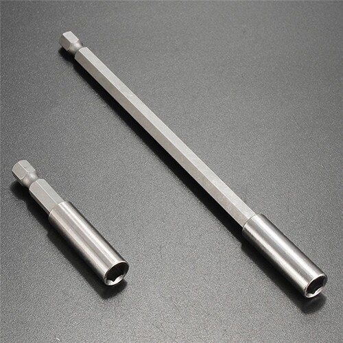 1Pc 1/4 Inch Quick Change Hex Shank Drill Bit Holder Magnetic Extend Socket