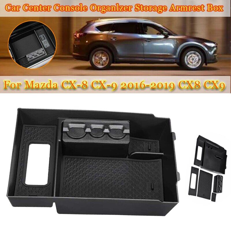 Car Central Armrest Box Console Tray Storage Box For MAZDA CX 8 CX