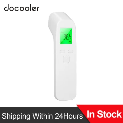 Docooler Ear Forehead Non Contact Thermometer Handheld Mini Digital Infrared Baby Temperature Measuring Tool for Kids Children and Adults