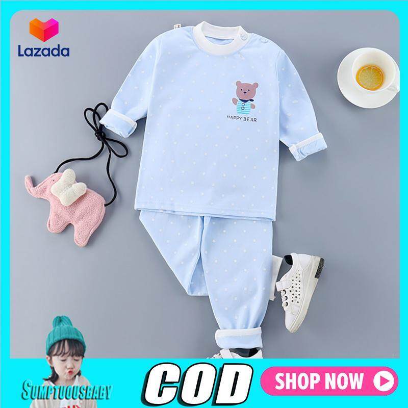 Nơi bán Bé Bé Gái Bé Trai In Họa Tiết Bộ Đồ Ngủ Mặc Áo Phông Áo + Quần Bộ Đồ Ngủ