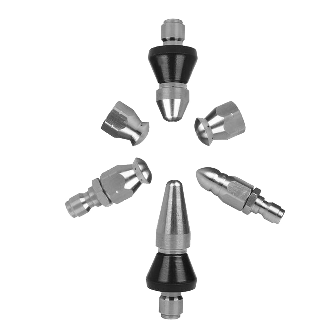 Miracle Shining Pressure Washer Drain Sewer Cleaning Pipe Jetter Rotary Nozzle