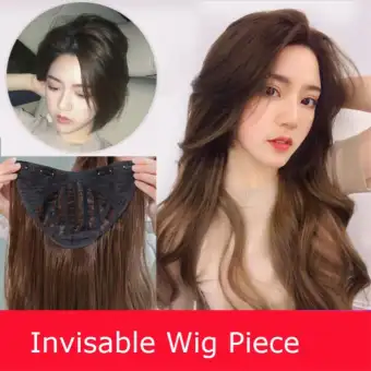 Wig Female Long Curly Hair Big Wave Slightly Curled Long Hair Net