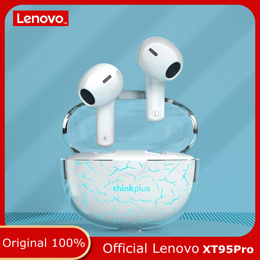 Lenovo XT95 Pro headset TWS Bluetooth 5.1 headset subwoofer low latency Haedsets HIFI HD sound quality with microphone ios Android universal