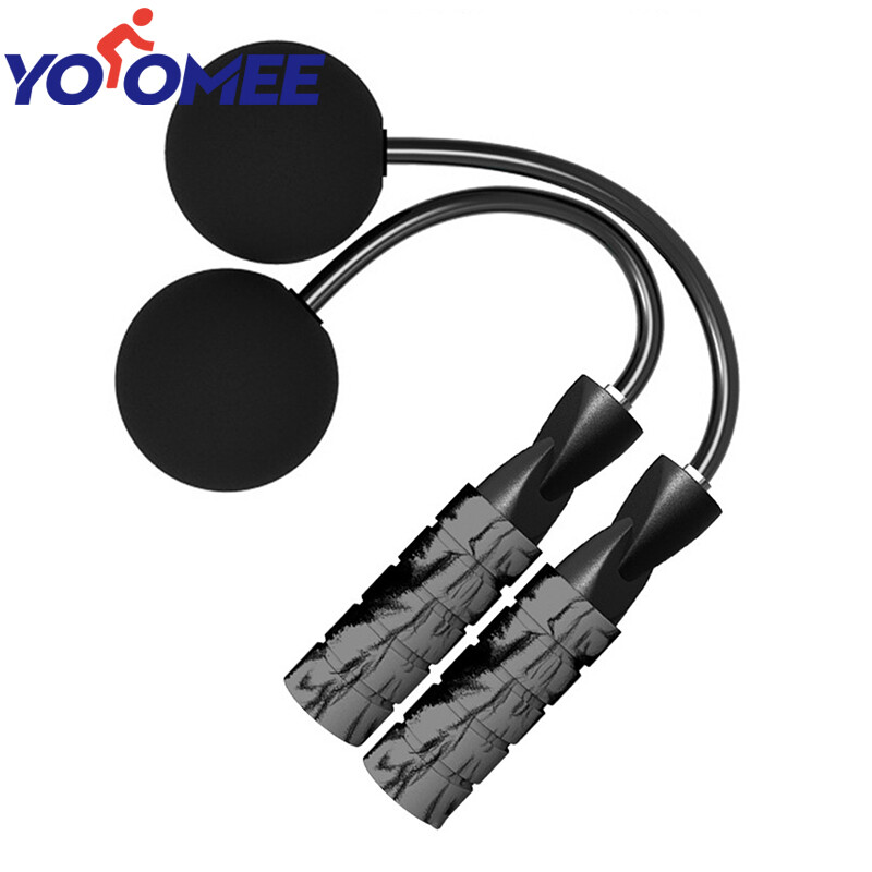 Yoomee Training Ropeless Skipping Rope Adjustable Weighted Jump Rope Indoor Gym Cordless Jumpping Ropes for Sport Fitness Equipment
