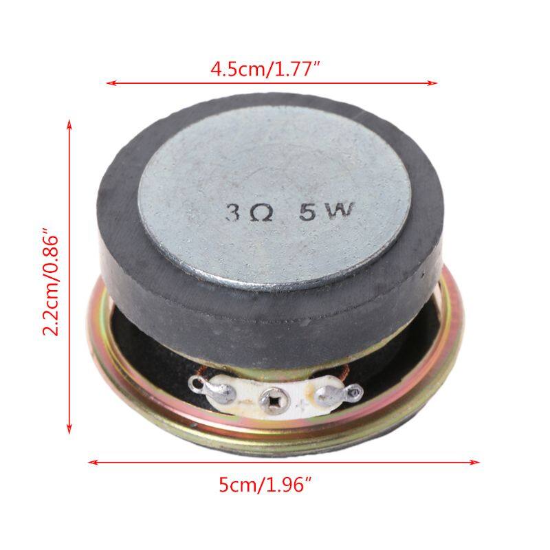 Loa Toàn Dải 2 Inch 3 Ohm 5W 52Mm, Nam Châm Loa Trầm Âm Thanh Nổi