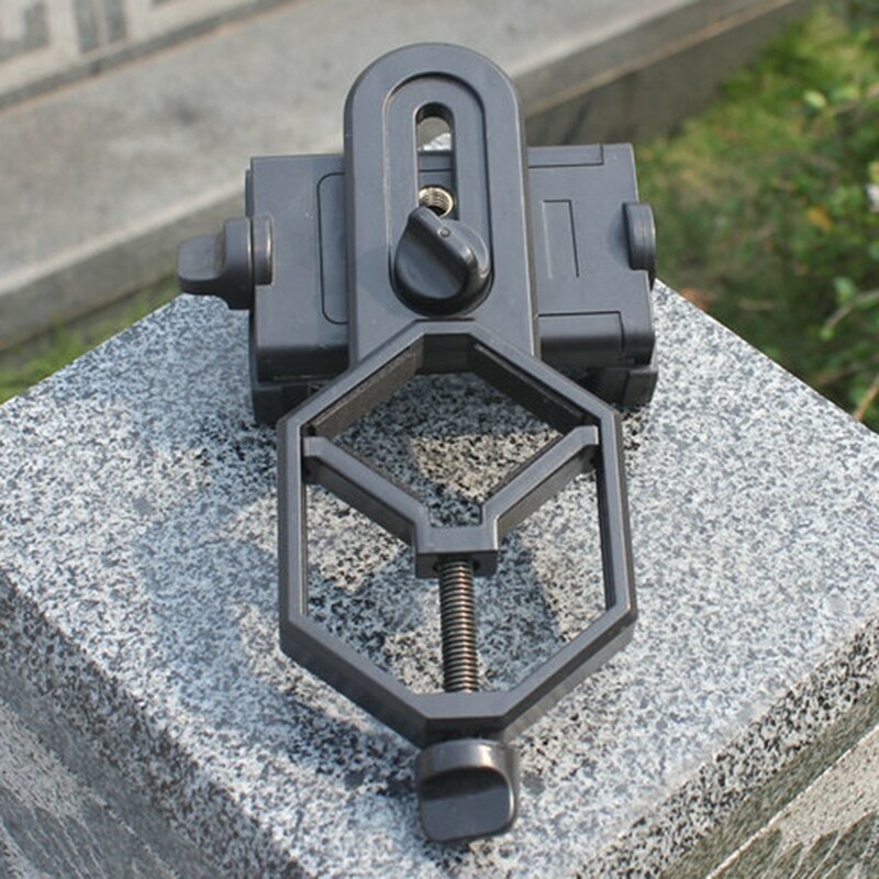 Universal Cell Phone Adjustable Adapter Mount Microscope Spotting Scope Telescope Clip Bracket Holder