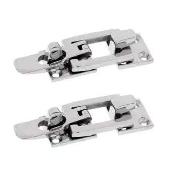 Aternee 2pcs 316 Stainless Steel Lockable Latch Marine Boat Door