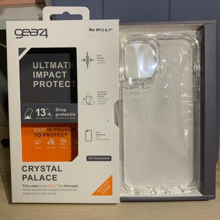Gear4 crystal palace case cover for iphone 14 pro max iphone 13 pro max 12/12 pro/12 mini/12 pro max iphone 14 pro max 14pro 14 max clear glitter transparent color phone casing iphone 11 pro max D30 drop impact protection case with magsafe phone case
