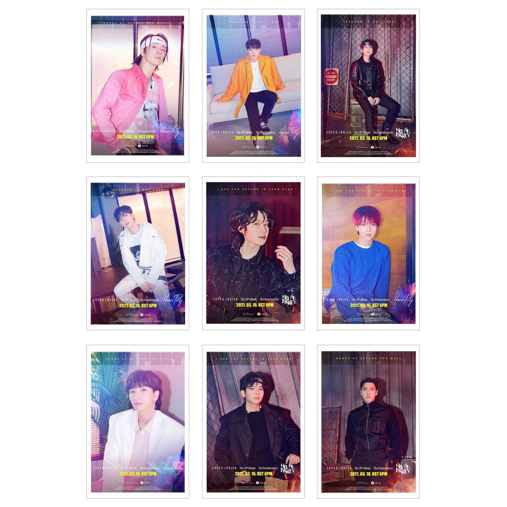 Lomo card 18 ảnh super junior - the renaissance