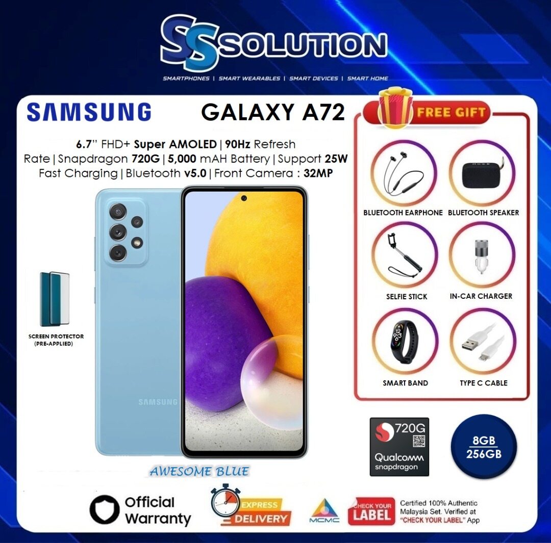 Samsung Galaxy A72 Price in Malaysia & Specs - RM1599 | TechNave