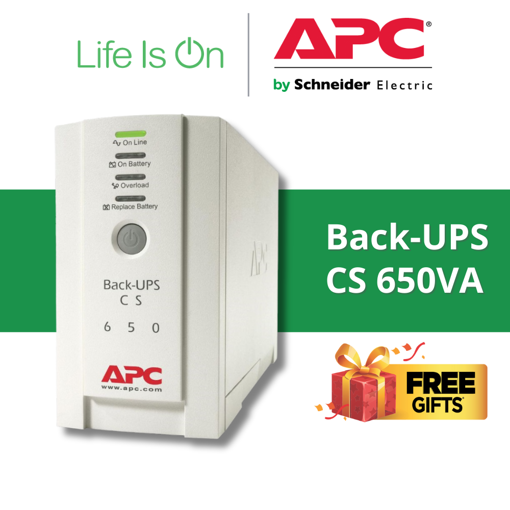 Apc Bk650 As Back Ups Cs 650va 400w 230v With 4 Iec Outlets 1 Surge Uninterruptible Power