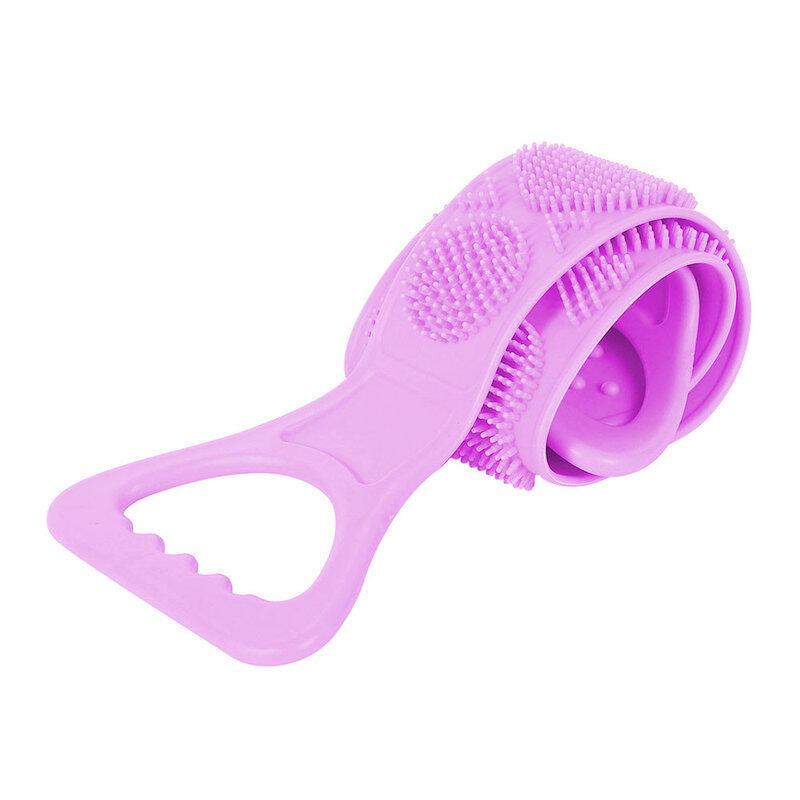 Thoải Mái Magic Cọ Silicon Khăn Tắm Chà Xát Lại Lột Cơ Thể Tẩy Tế Bào Chết Vòi Hoa Sen Massage Chất Tẩy Rửa Mở Rộng Làm Sạch Da Cọ Tắm Thiết Kế Hai Mặt Thiết Kế Tay Cầm Chắc Chắn Ở Cả Hai E giá rẻ