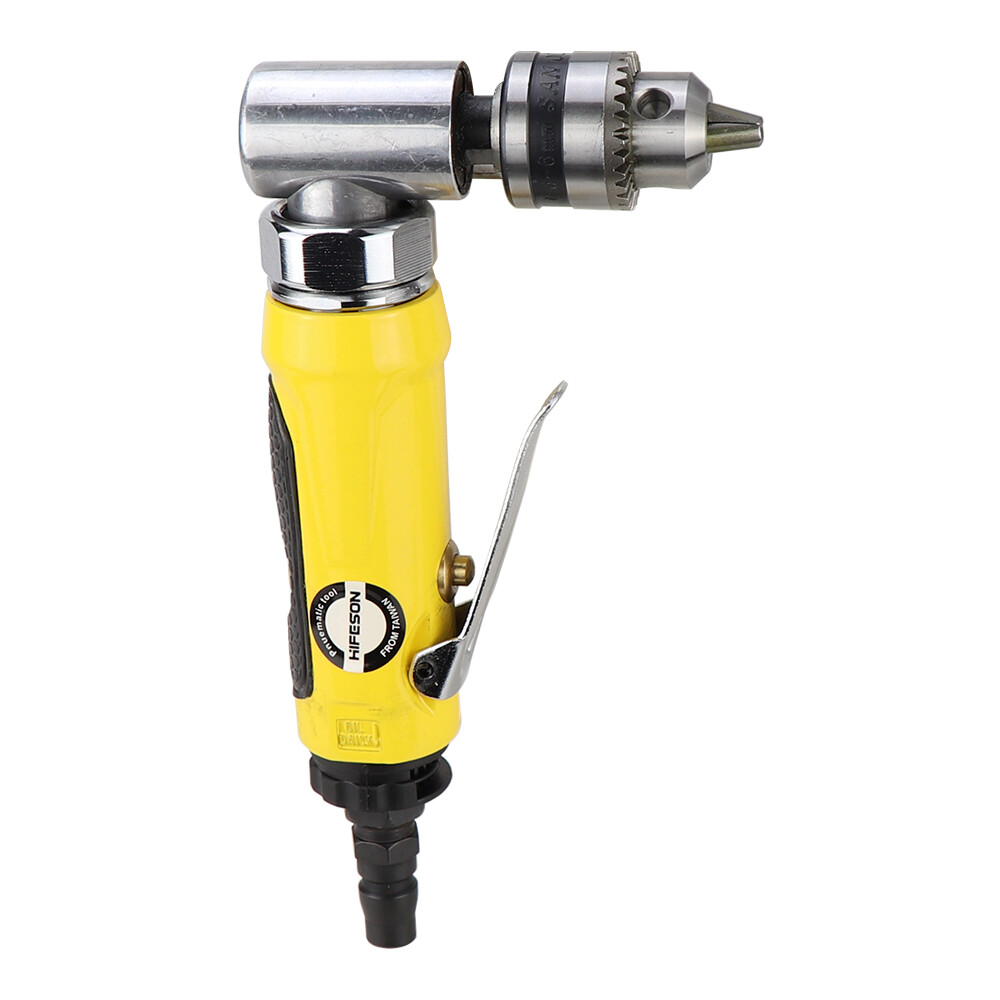 Right Angle 90° Air Drill Pneumatic High-speed 1/4 Mini Air Drill Corner  Drilling Machine Elbow Pneumatic Drill Drilling tool