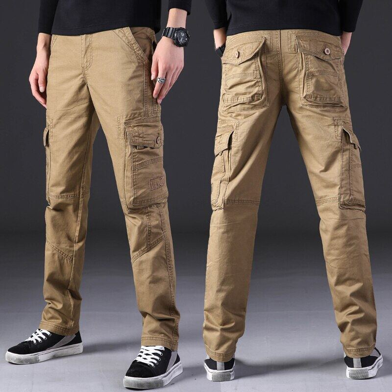 straight cut cargo pants