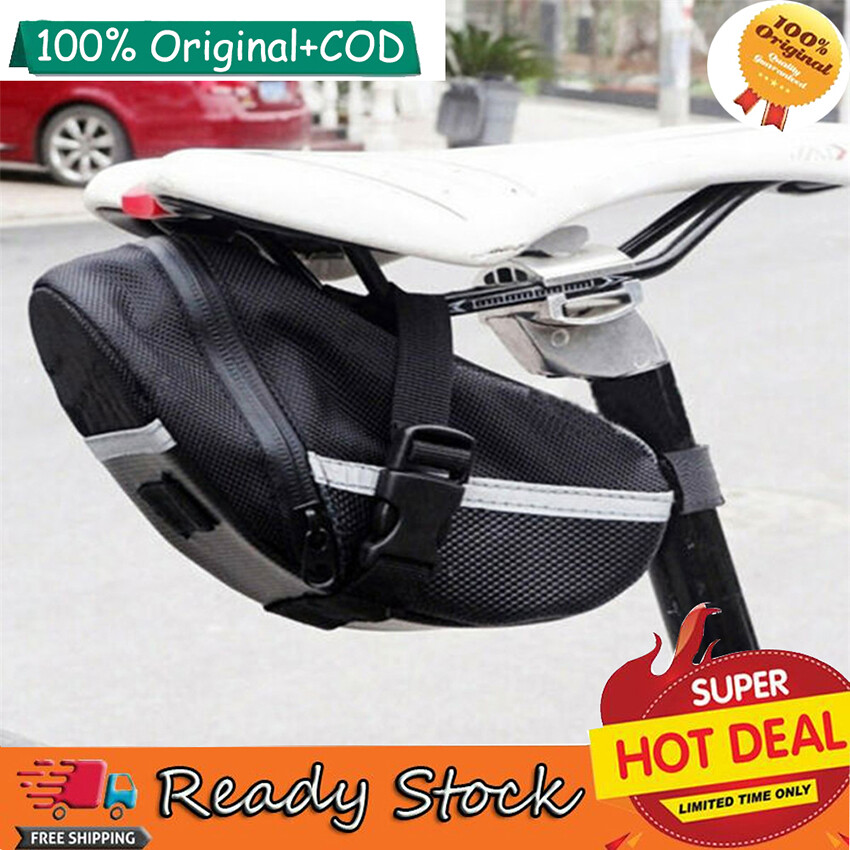 【100% Original】Bicycle Waterproof Storage Saddle Bag Bike Seat Cycling Rear Pouch Outdoor