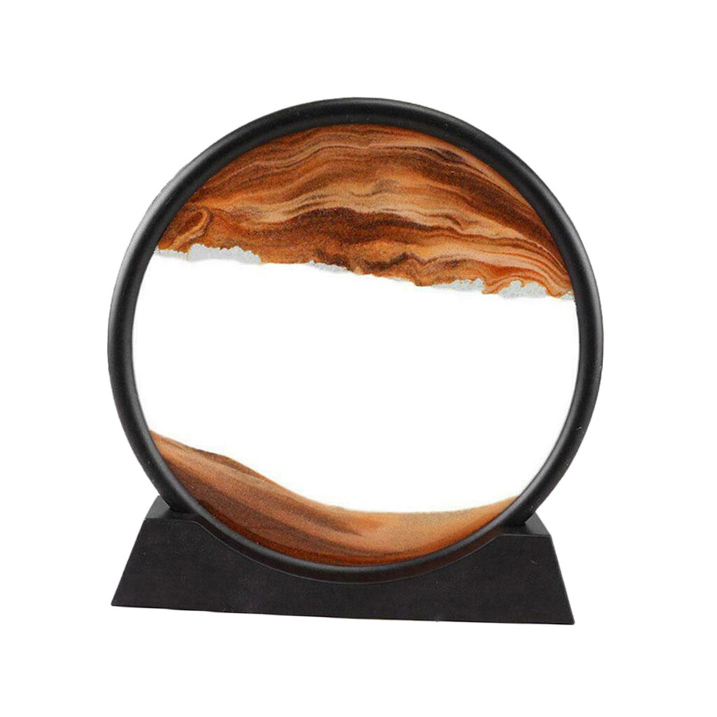 Baoblaze Moving Sands Art Picture 3D Dynamic Deep Sea Sand-scape