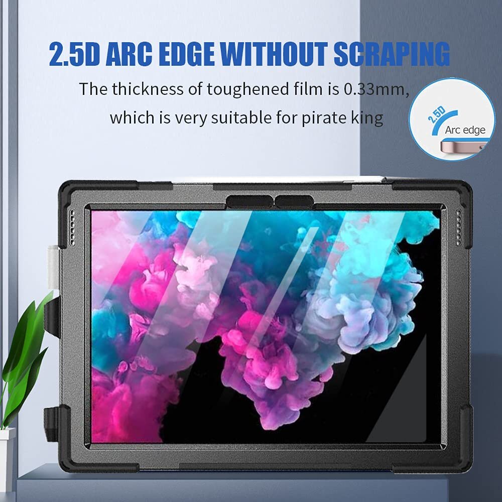 (1-2 Packs) Tempered Glass For Microsoft Surface Go 1 2 3 10 10.5 2018 2020 2021 Anti-Scratch Screen Protector Tablet Film