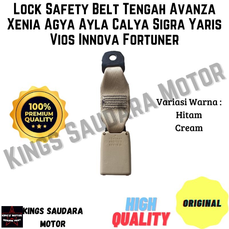 ZR Avanza Xenia Agya Ayla Calya Sigra Yaris Vios Innova Fortuner Middle Belt Safety Lock
