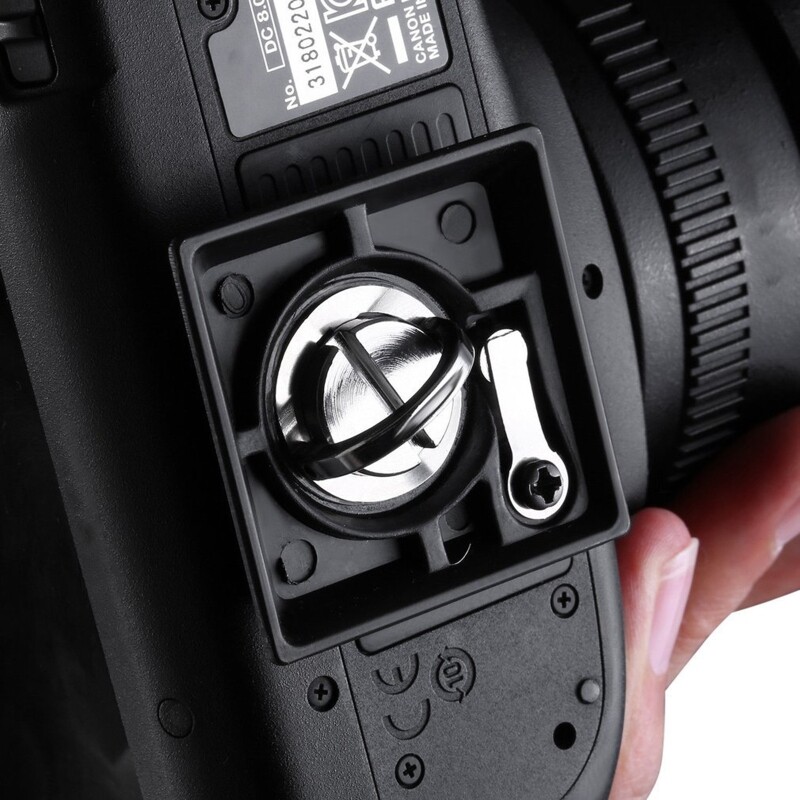 【New Arrival】 Metal 1/4" Mounting Screw D Ring/without Ring 10mm Shaft for Camera Tripod
