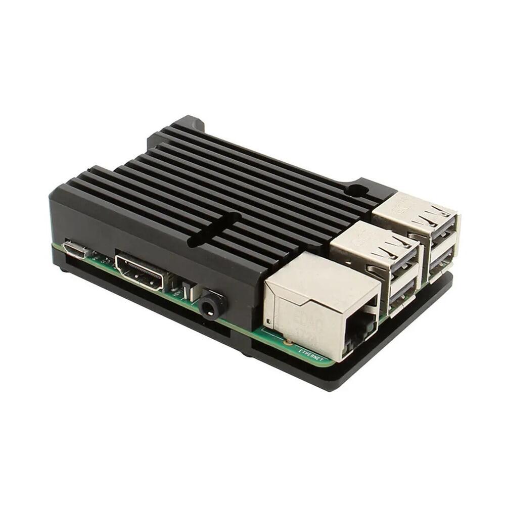 Raspberry Pi 3 Aluminum Metal Case For Raspberry Pi 3 Model B 3B Plus Aluminum Case Box With Dual Fan Heat Sink Raspberry Pi 3