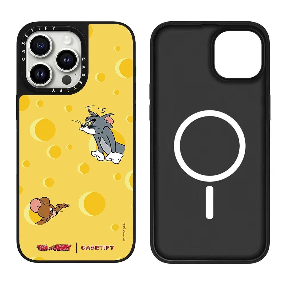 Original CASETiFY Tom and Jerry Mirror Case with Magsafe for iPhone 16 Pro  Max / iPhone 15 Pro Max / iPhone 14 Pro Max / iPhone 13 Pro Max / iPhone 12  Pro Max Phone Case Protective Cover | Lazada Singapore