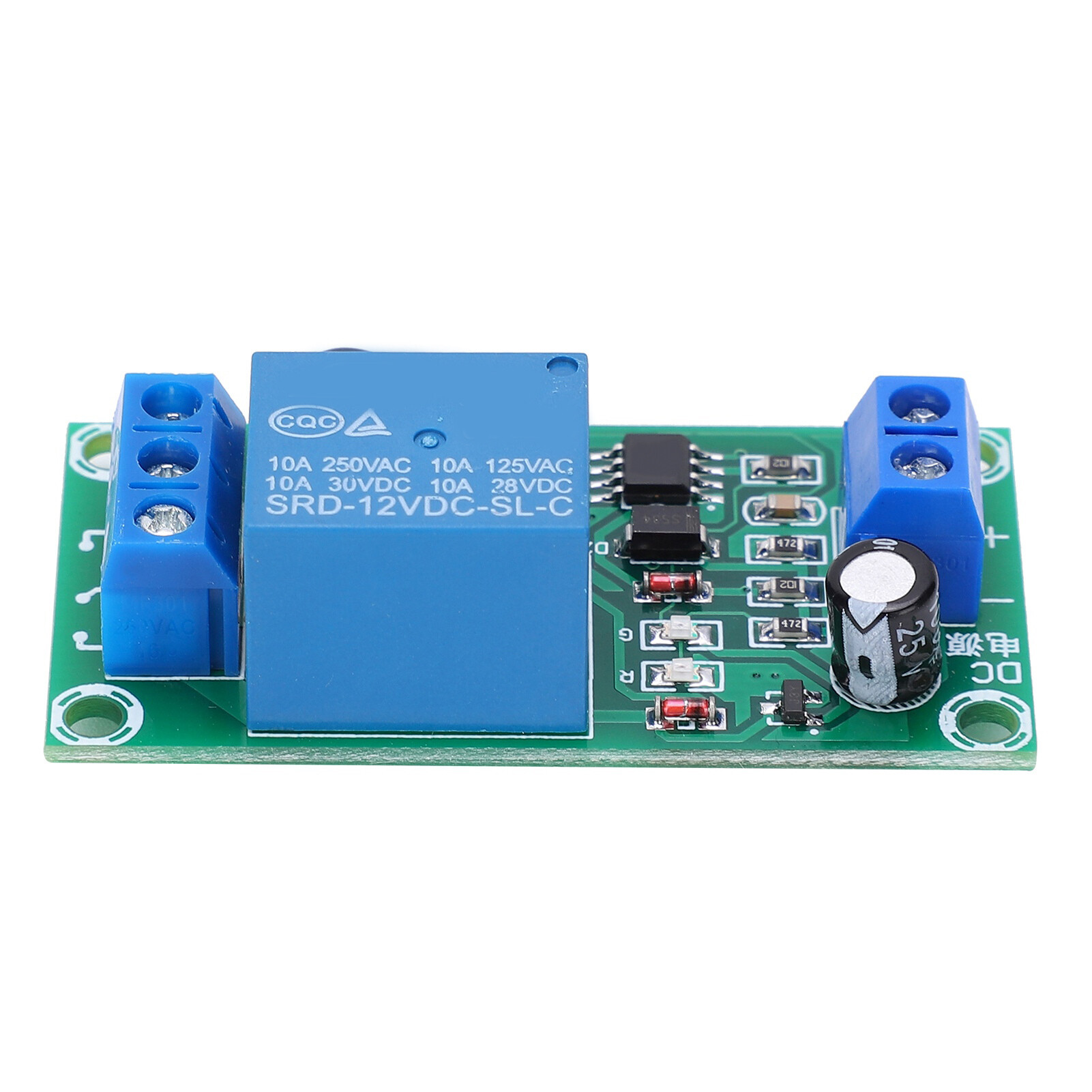 Time Delay Relay Module New Delay Relay Module Disconnect Circuit Board 12V for Automotive Electronics