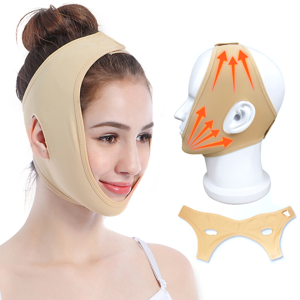 Unisex Facial Care Contour Lifting V-shape Facial Mask, Slimming Shaping Facial Beauty Instrument